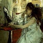 Donna allo specchio