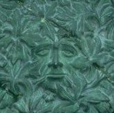 ancient greenman carving