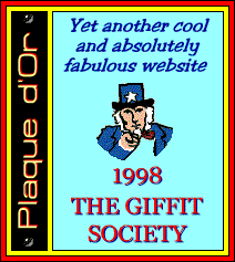 The Giffit Society Plaque d�Or 1998
