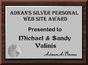 Adnan's Silver Personal Web Site Award