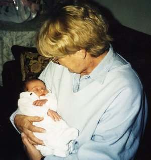 Julia with Nanny Viv