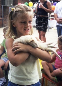 Albino and ferret