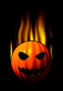 Flaming Pumpkin