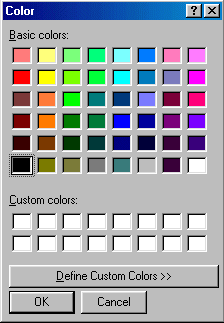 Paleta de colores