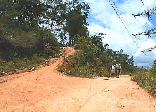 Inicio del cortafuegos y subida final a Loma del Viento