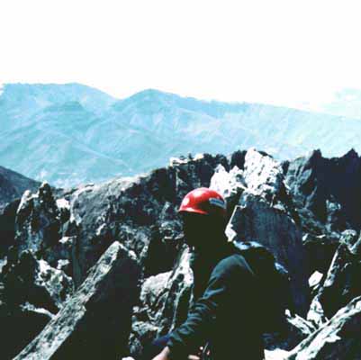 Pico Espejo desde la cima del Pico Bolvar