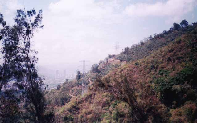 Loma Serrano desde el camino a Pajaritos